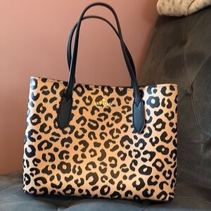 Kate Spade Leopard Print Tote Bag